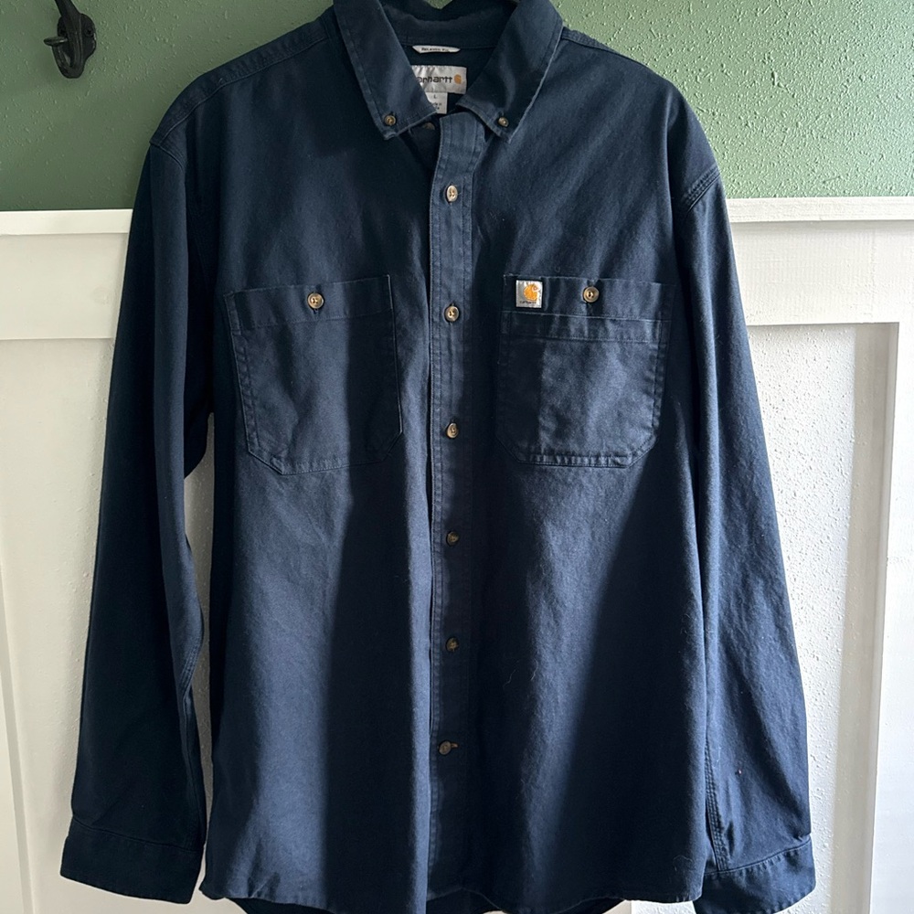 Carhartt Men's Dark Blue Casual Shirt